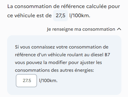 Renseignement du chargement